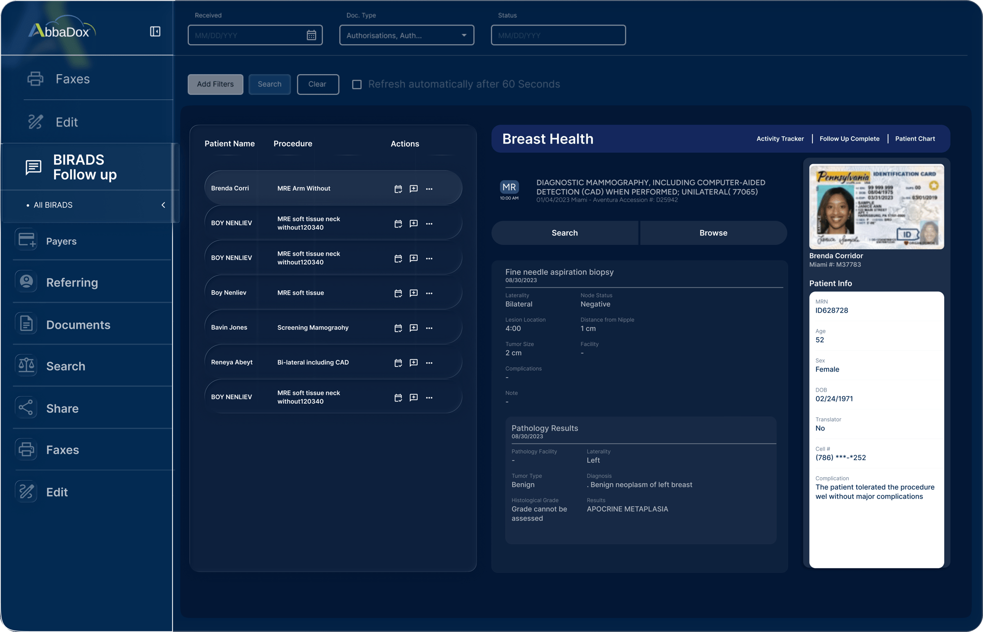 Biopsy and pathology