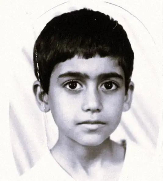 Isaac Aronov as a child