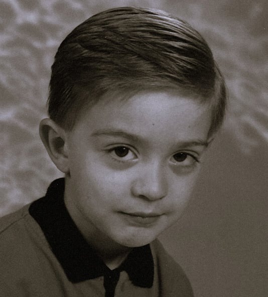 Pierre-Antoine Tricen as a child