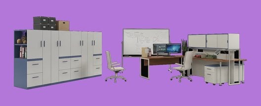 Illustration of the administration and back-office area in a multi-site enterprise imaging group