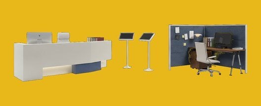 Illustration of the reception and waiting area in a multi-site enterprise imaging group