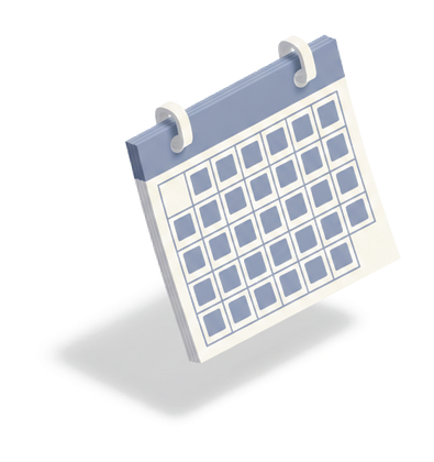 The same calendar with nearly every day booked