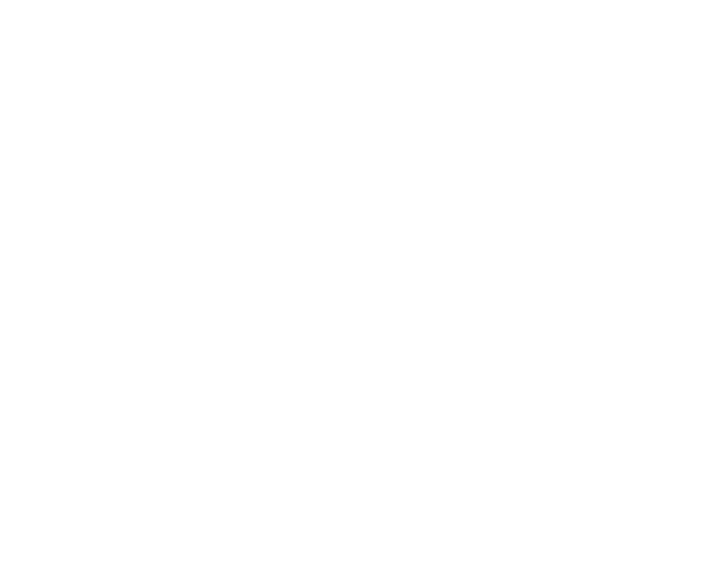 A mark, white