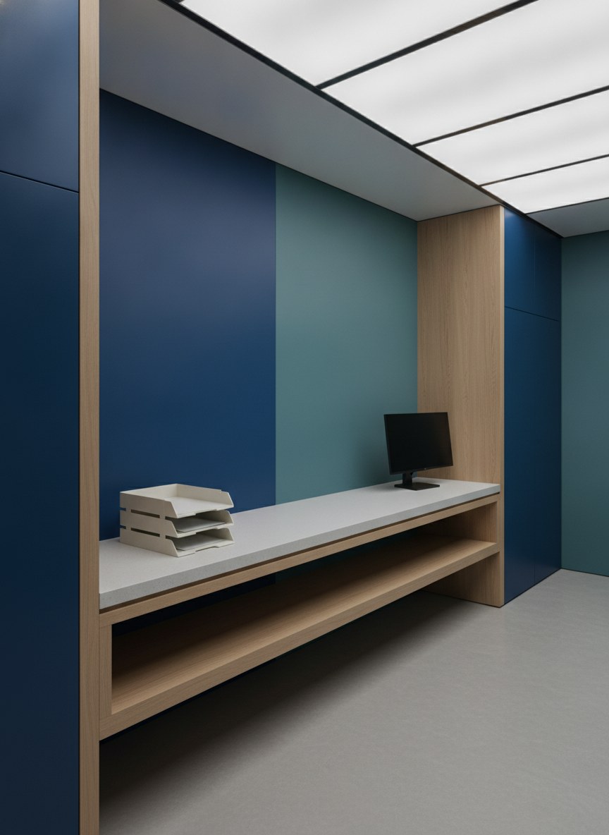 Empty records workstation in an imaging center