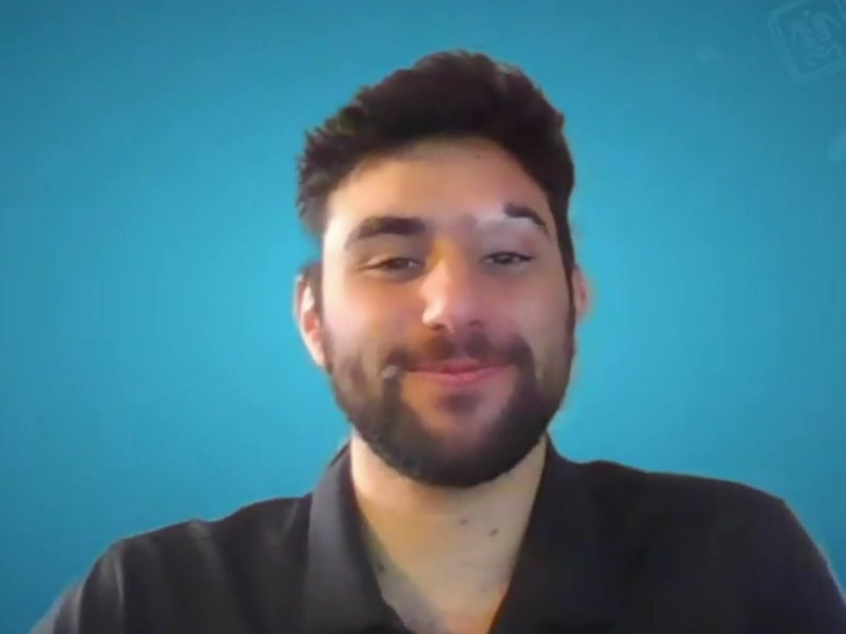 Paul in conversation during the episode