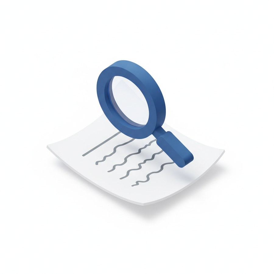 A lens resolving handwriting on a sheet into a recognized patient record