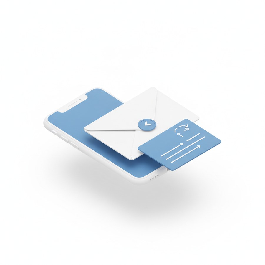 Sends reminders and instructions
