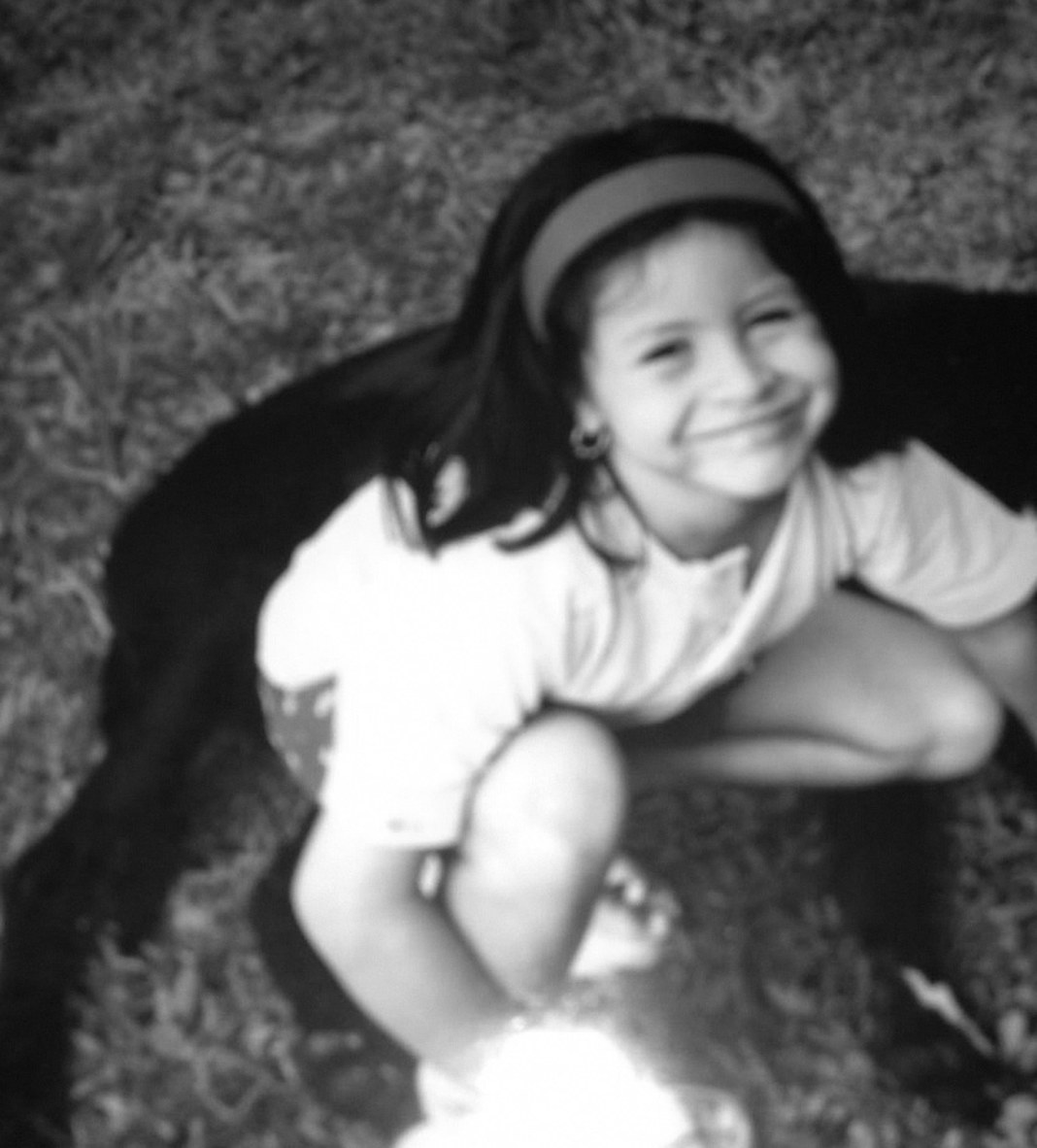 Camila Sevillano as a child