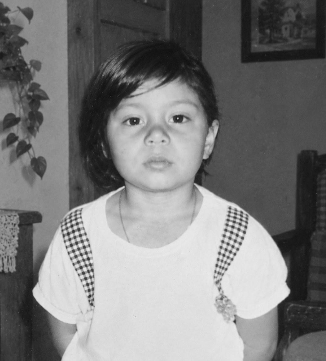 Johanna Franco as a child